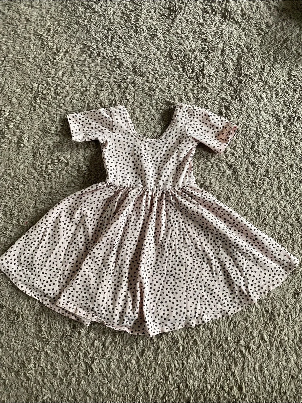 Pink polka dot Alice and Ames swing dress